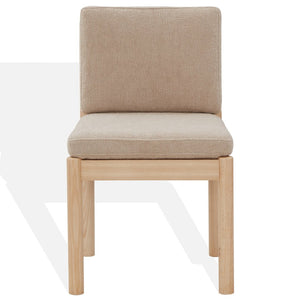 Safavieh KALMIA Boucle Dining Chair - Stylish Comfort and Durable Design for Modern Dining Room Decor Oatmeal / Natural SFV4839B