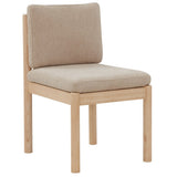 Safavieh Kalmia Boucle Dining Chair Oatmeal / Natural SFV4839B