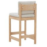 Safavieh Kalmia Boucle Counter Stool Cream / Natural SFV4840A