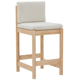 Safavieh Kalmia Boucle Counter Stool Cream / Natural SFV4840A