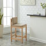 Safavieh Kalmia Boucle Counter Stool Oatmeal / Natural SFV4840B