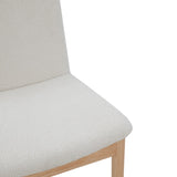 Safavieh Abriella Boucle Dining Chair Cream / Natural SFV4841A