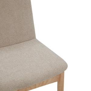 Safavieh Abriella Boucle Dining Chair Oatmeal / Natural SFV4841B