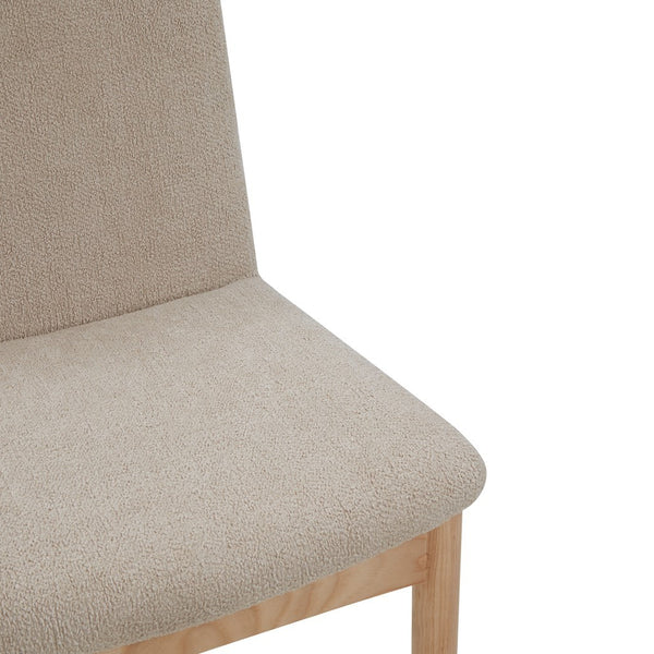Safavieh Abriella Boucle Dining Chair Oatmeal / Natural SFV4841B