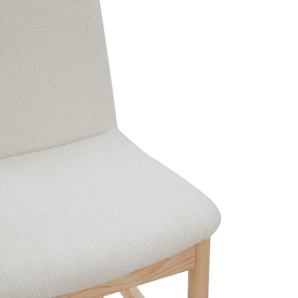 Safavieh Abriella Boucle Counter Stool Cream / Natural SFV4842A