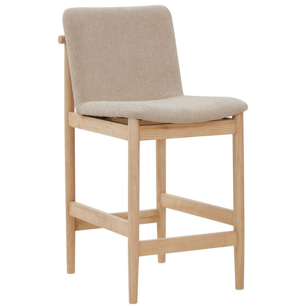 Safavieh Abriella Boucle Counter Stool Oatmeal / Natural SFV4842B