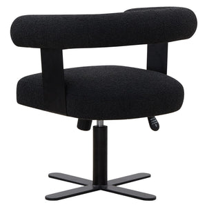 Safavieh Baron Adjustable Swivel Desk Chair Black SFV4843A