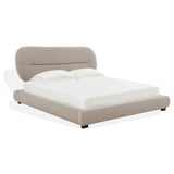 Safavieh Thalia Oval Headboard Queen Bed Oatmeal SFV4845B-Q-2BX