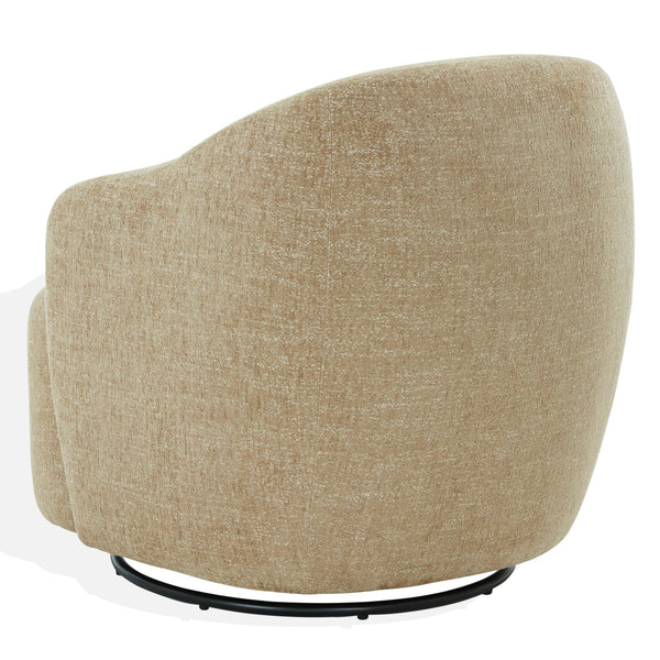 Peitra Chenille Accent Chair With Plush Foam & Wood-Metal Frame — Cozy Modern Statement Seating