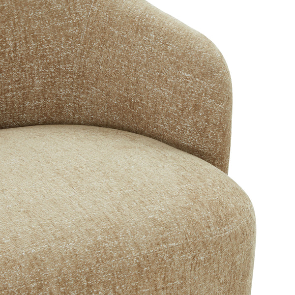Peitra Chenille Accent Chair With Plush Foam & Wood-Metal Frame — Cozy Modern Statement Seating