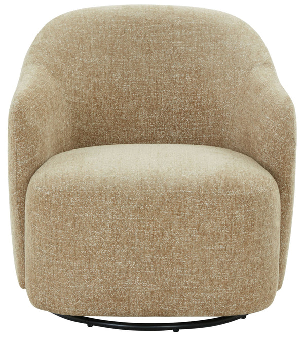 Peitra Chenille Accent Chair With Plush Foam & Wood-Metal Frame — Cozy Modern Statement Seating