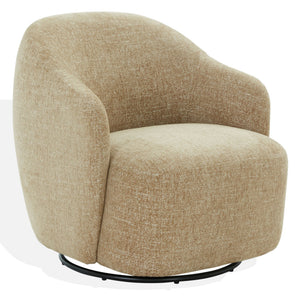 Peitra Chenille Accent Chair With Plush Foam & Wood-Metal Frame — Cozy Modern Statement Seating