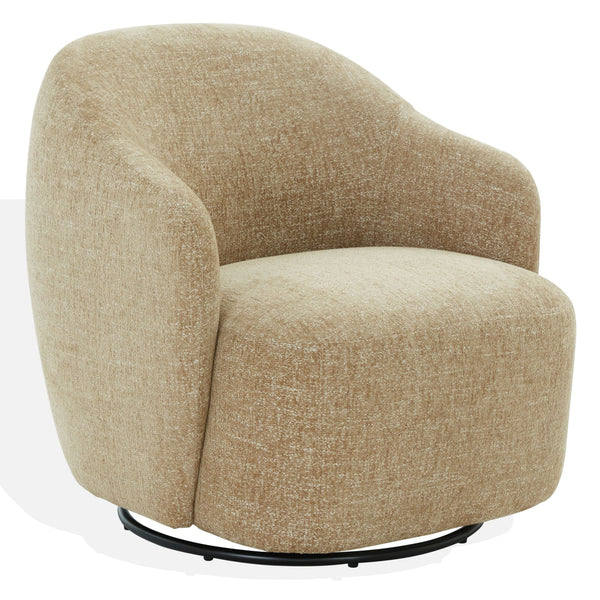 Peitra Chenille Accent Chair With Plush Foam & Wood-Metal Frame — Cozy Modern Statement Seating