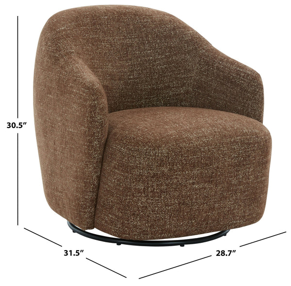 Peitra Chenille Accent Chair With Plush Foam & Wood-Metal Frame — Cozy Modern Statement Seating