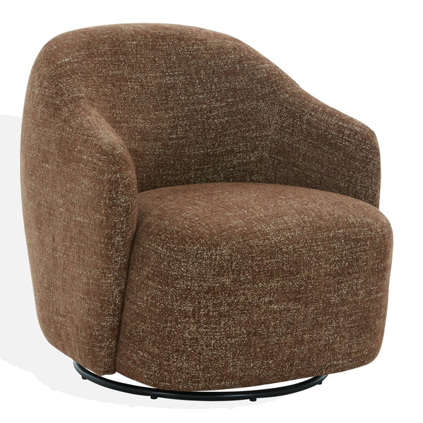 Peitra Chenille Accent Chair With Plush Foam & Wood-Metal Frame — Cozy Modern Statement Seating