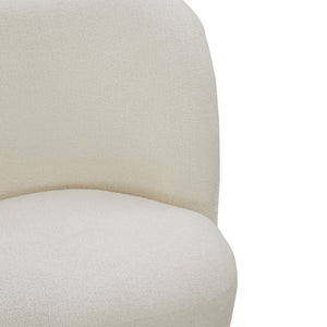 Safavieh Rodolfo Boucle Accent Chair Ivory / Natural SFV4848A