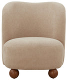 Safavieh Rodolfo Boucle Accent Chair Oatmeal / Natural SFV4848B