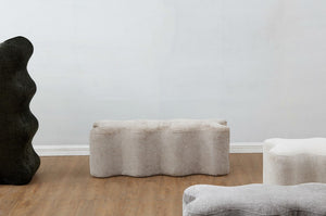 Safavieh Jacqualessa Chenille Bench Light Brown SFV4849B