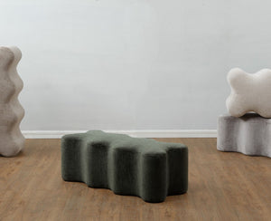 Safavieh Jacqualessa Chenille Bench Dark Green SFV4849C