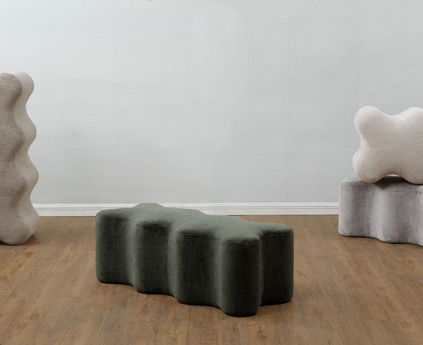 Safavieh Jacqualessa Chenille Bench Dark Green SFV4849C