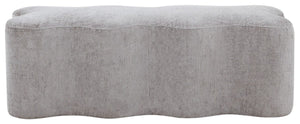 Safavieh Jacqualessa Chenille Bench Grey SFV4849D