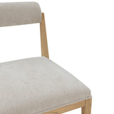 Safavieh Oaklie Rolled Back Dining Chair Taupe / Natural SFV4850A