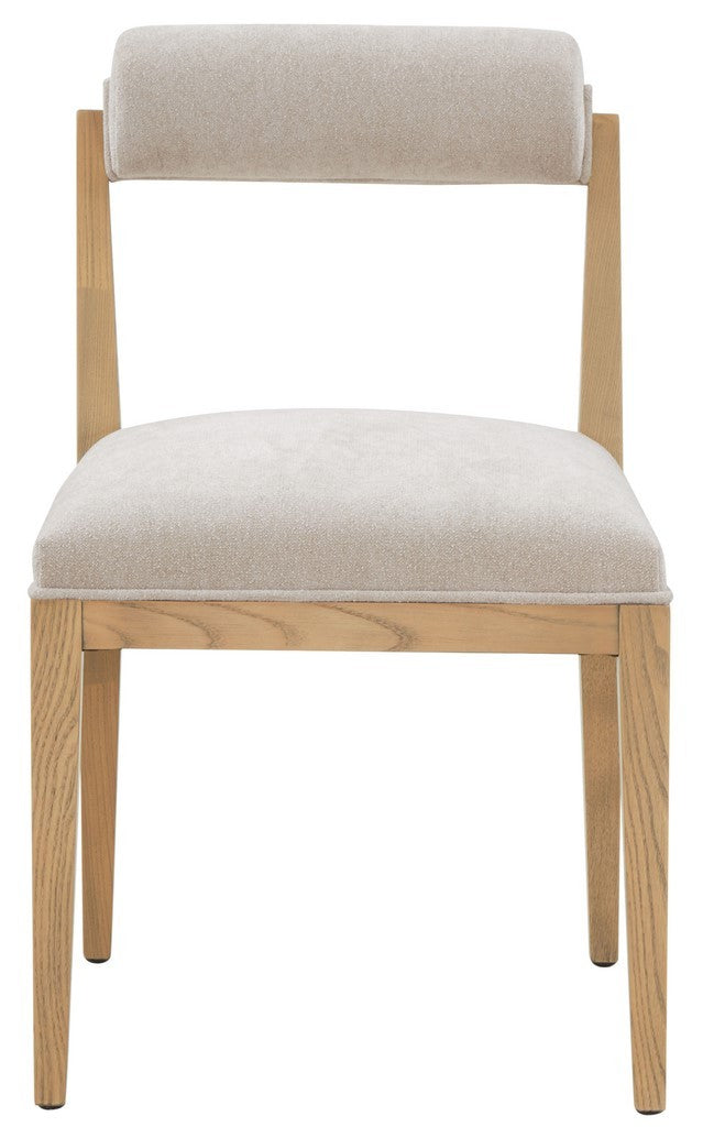 Safavieh Oaklie Rolled Back Dining Chair Taupe / Natural SFV4850A