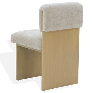 Safavieh Naja Modern Dining Chair Taupe / Natural SFV4853A