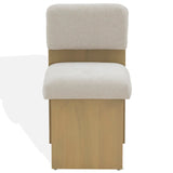 Safavieh Naja Modern Dining Chair Taupe / Natural SFV4853A