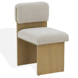 Safavieh Naja Modern Dining Chair Taupe / Natural SFV4853A