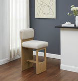 Safavieh Naja Modern Counter Stool Taupe / Natural SFV4854A