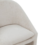 Safavieh Kagan Chenille Dining Chair Cream SFV4856A