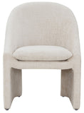 Safavieh Kagan Chenille Dining Chair Cream SFV4856A