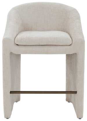 Safavieh Kagan Chenille Counter Stool Cream SFV4857A