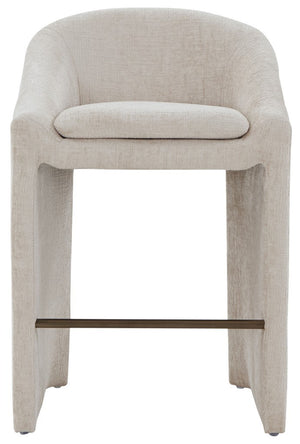 Safavieh Kagan Chenille Barstool Cream SFV4858A