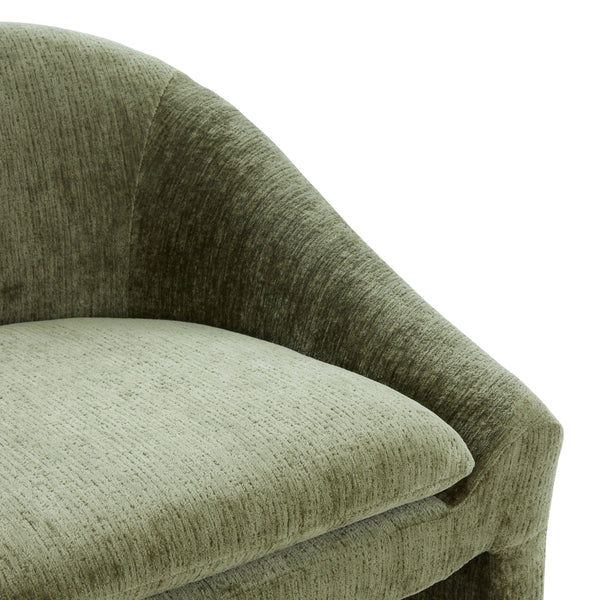 Kagan Plush Chenille Barstool With High-Density Foam, Solid Wood Base & Metal Accents For Kitchens
