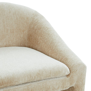 Kagan Plush Chenille Barstool With High-Density Foam, Solid Wood Base & Metal Accents For Kitchens