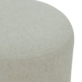 Safavieh Nikolas Round Boucle Ottoman Taupe / Natural SFV4862A