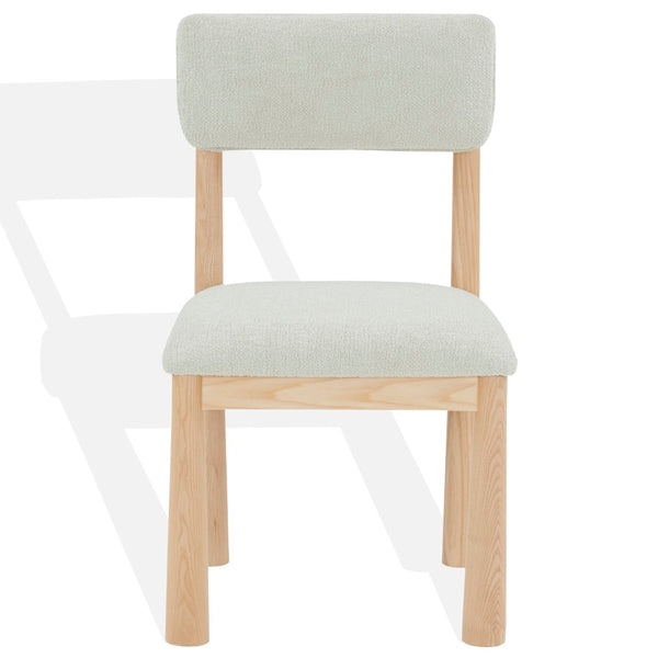 Safavieh Wrenley Boucle Dining Chair Taupe / Natural SFV4864A