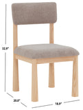 Safavieh Wrenley Boucle Dining Chair Light Brown / Natural SFV4864B