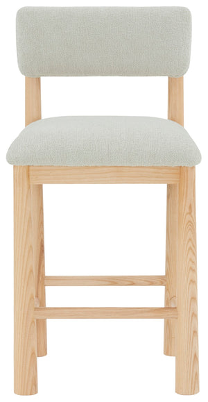 Safavieh Wrenley Boucle Counter Stool Taupe / Natural SFV4865A