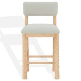 Safavieh Wrenley Boucle Counter Stool Taupe / Natural SFV4865A