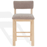 Safavieh Wrenley Boucle Counter Stool Light Brown / Natural SFV4865B