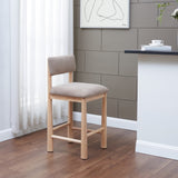 Safavieh Wrenley Boucle Counter Stool Light Brown / Natural SFV4865B