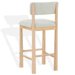 Safavieh Wrenley Boucle Barstool Taupe / Natural SFV4866A