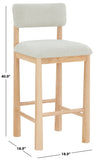 Safavieh Wrenley Boucle Barstool Taupe / Natural SFV4866A