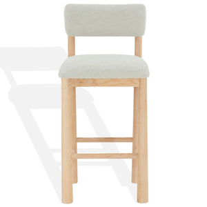 Safavieh Wrenley Boucle Barstool Taupe / Natural SFV4866A