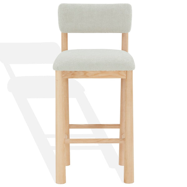 Safavieh Wrenley Boucle Barstool Taupe / Natural SFV4866A
