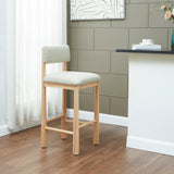 Safavieh Wrenley Boucle Barstool Taupe / Natural SFV4866A