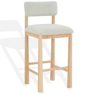Safavieh Wrenley Boucle Barstool Taupe / Natural SFV4866A
